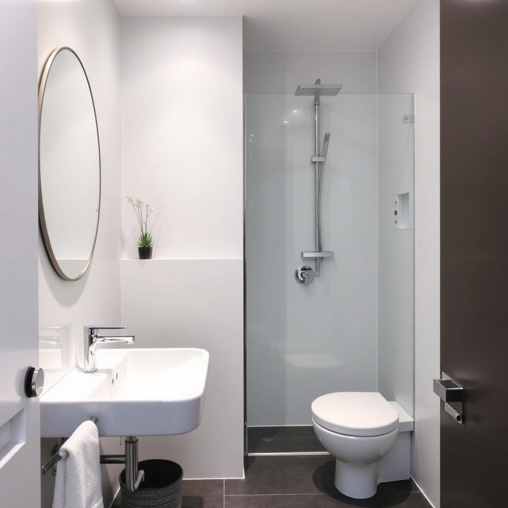 imagen de idea para reformar un baño pequeño